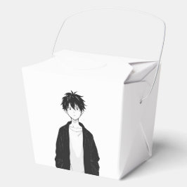 Minimale Anime-Jungen-Geschenkbox Geschenkschachtel