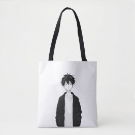 Minimale Anime-Jungen-Tasche