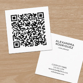 Minimale Anzahl benutzerdefinierbarer QR-Code für  Quadratische Visitenkarte