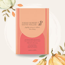 Minimale Arch Peach Fuzz Bold Wedding