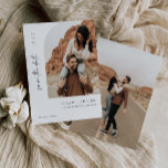 Minimale Arch-Save the Date-Script-Fotokarte Save The Date<br><div class="desc">Unsere Foto-Karte mit minimalem Bogen Save the Date Hochzeitsankündigung bietet elegantes Drehbuch und klassische Typografie - der ideale Weg,  um Ihre Freunde und Familie Save the Date Ihres Hochzeitstages zu haben.</div>