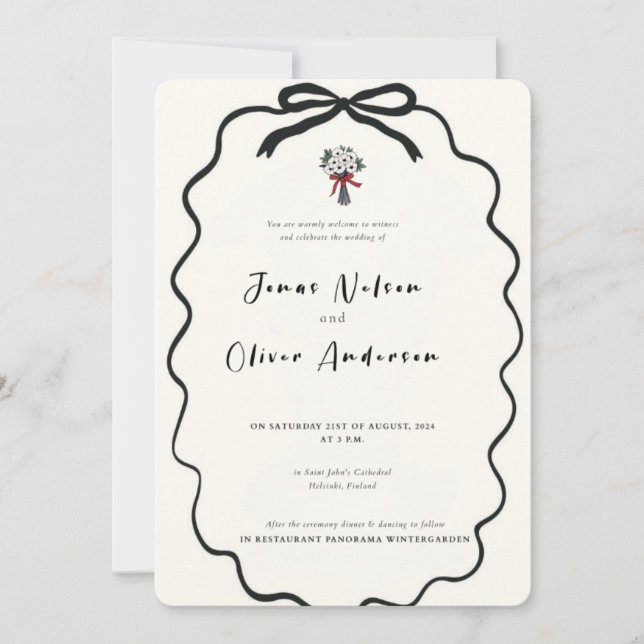 Minimale Aufforderung 2025 Einladung (Vorderseite)