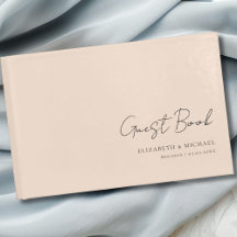 Minimale, beige-braune Handschriftenschrift für Ho