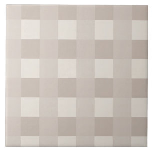 Minimale beige Schachbrettmuster Fliese