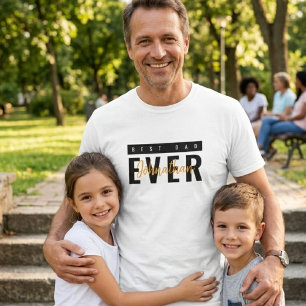 Minimale Best-Dad-Ever Vatertags-T-Shirt T-Shirt