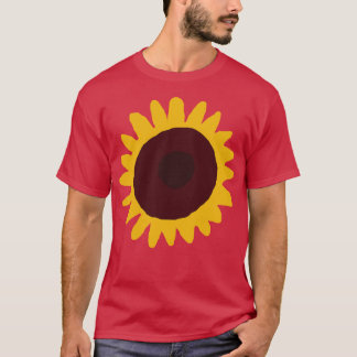 Minimale Blume Abstrakt T-Shirt
