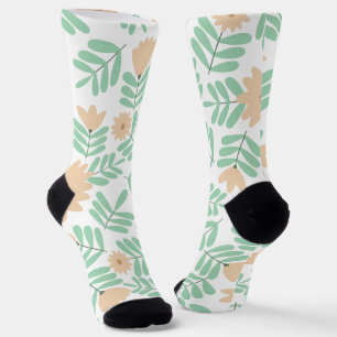 Minimale Blume Socken