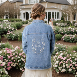 Minimale Blume The Bride Denim Jacket Jeansjacke
