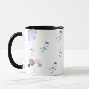 Minimale Blumengefäß-Kaffeetasse Tasse