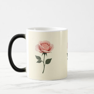 Minimale Blüte Elegantes Minimalistisches Blumen Verwandlungstasse