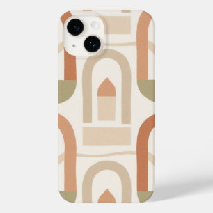 Minimale Bögen Erdtöne Handyhülle Case-Mate iPhone 14 Hülle