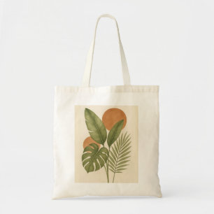 Minimale botanische Blätter-Tragetasche Tragetasche