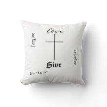 Minimale christliche Kreuz-Typografie | Liebe Verz