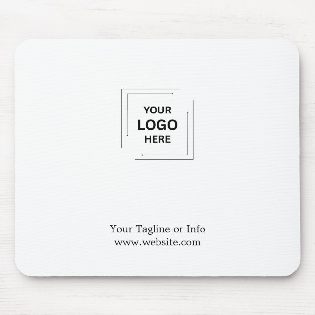 Minimale Corporate Business Logo Mauspad-Design Mousepad (Vorne)