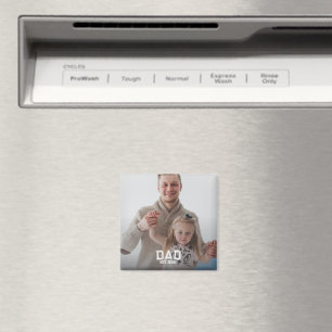 Minimale Dad-Etabliert-Jahr-Neuer-Vater-Geschenk-F Magnet