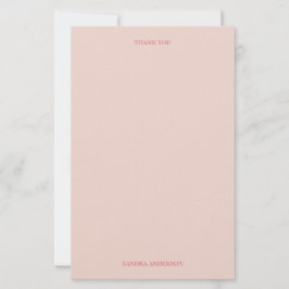 Minimale Danke Briefpapier