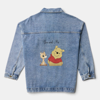 Minimale Denimjacke mit Tiermotiv Jeansjacke