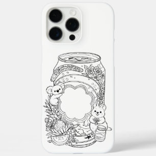 Minimale dunkle Horror-Augen in der Dunkelheit iPhone 16 Pro Max Hülle