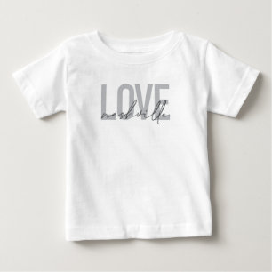 Minimale, einfache, moderne coole Design-Liebe Nas Baby T-shirt