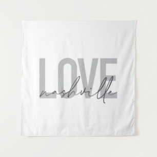 Minimale, einfache, moderne coole Design-Liebe Nas Wandteppich