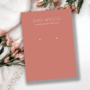 Minimale einfache Tomatensonde Roter Geruchsring-A Visitenkarte