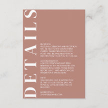 Minimale Einladung zur Hochzeit