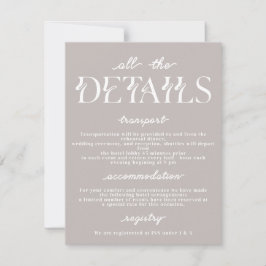 Minimale Einladung zur Hochzeit