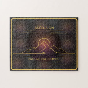 Minimale Einstrich-Gebirgskette   Sunrise Line Puzzle