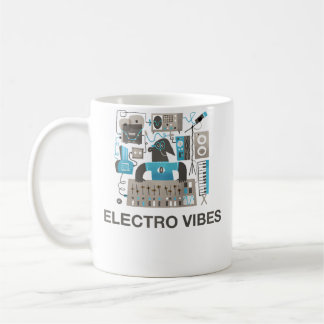 Minimale Electro-Vibes für Electronic-Musikliebhab Kaffeetasse