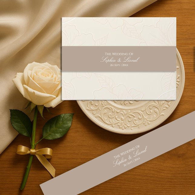 Minimale Elegant-Solid-Farbe Einladungsbanderole (Von Creator hochgeladen)