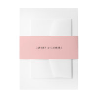 Minimale Elegante Blush Pink Hochzeit