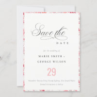 Minimale elegante moderne Blush Paisley-Typografie