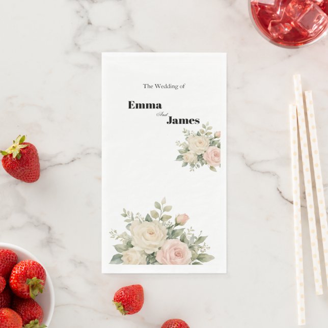 Minimale Eukalyptus-Hochzeitspapier-Serviette Serviette (Beispiel)