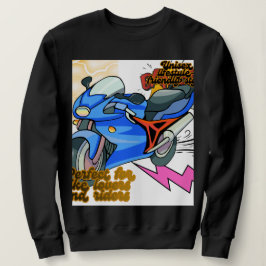 Minimale Fahrradgrafik – Moderne Motorradgrafik Sweatshirt