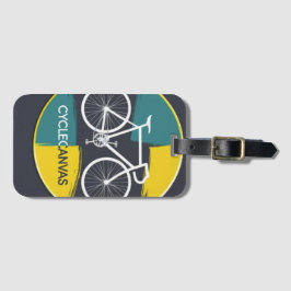 Minimale Fahrradillustration – Gepäckanhänger
