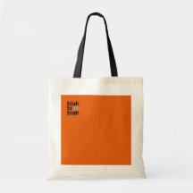 Minimale Farbfeld-Tasche – Blah Blah Blah