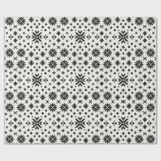 Minimale Folk-Geometrie Nahtloses Muster Geschenkpapier