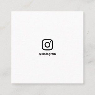 Minimale Fotografie Social Media Instagram Foto Telefonnummerkarte