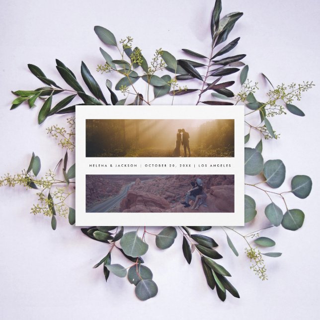 Minimale Fotos der Landschaft Save The Date (Von Creator hochgeladen)