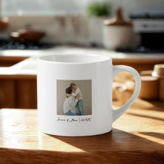 Minimale Fotovorlage Muttertags-Tasse Espressotasse