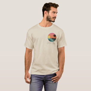 Minimale Front-Logo-Hinterdruck-T-Shirt Gute Vib T-Shirt