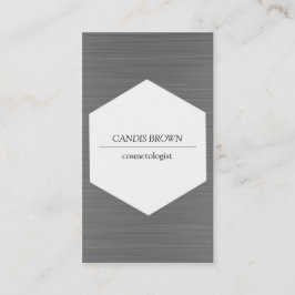 Minimale gebürstete visitenkarte