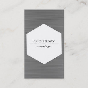 Minimale gebürstete visitenkarte