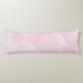 Minimale geometrische Textur in blassrosa Farbe Seitenschläferkissen