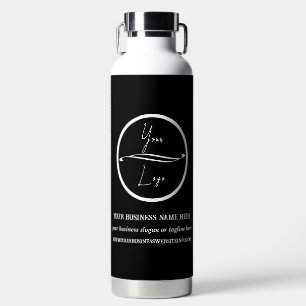 Minimale Geschäftslogo-Werbung Trinkflasche