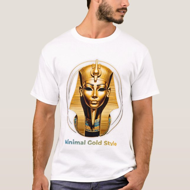 Minimale Gold-Tees T-Shirt (Vorderseite)