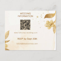 Minimale goldene botanische Herbstschrift Hochzeit