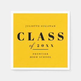 Minimale Graduierungspartei Serviette