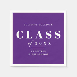 Minimale Graduierungspartei Serviette