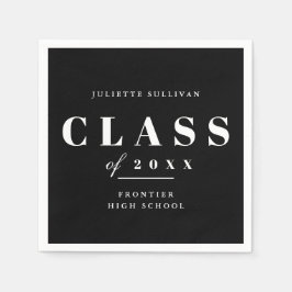 Minimale Graduierungspartei Serviette